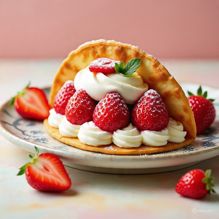Strawberry Shortcake Tacos Recipe