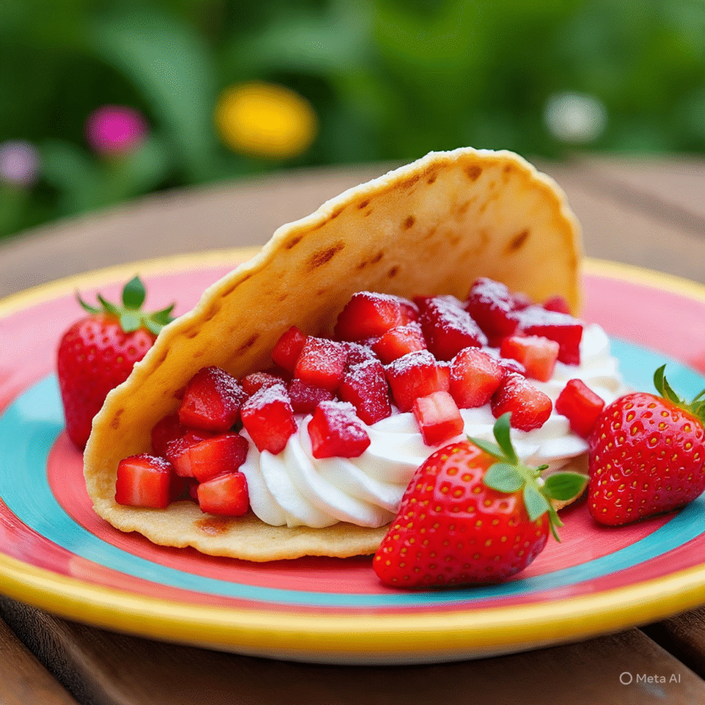 Strawberry Shortcake Tacos Recipe