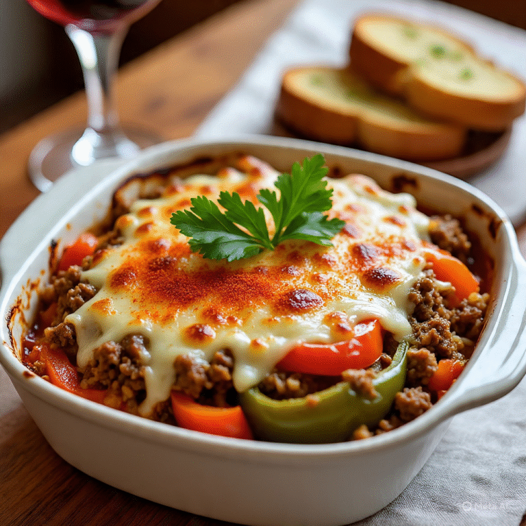 Stuffed Pepper Casserole Recipe
