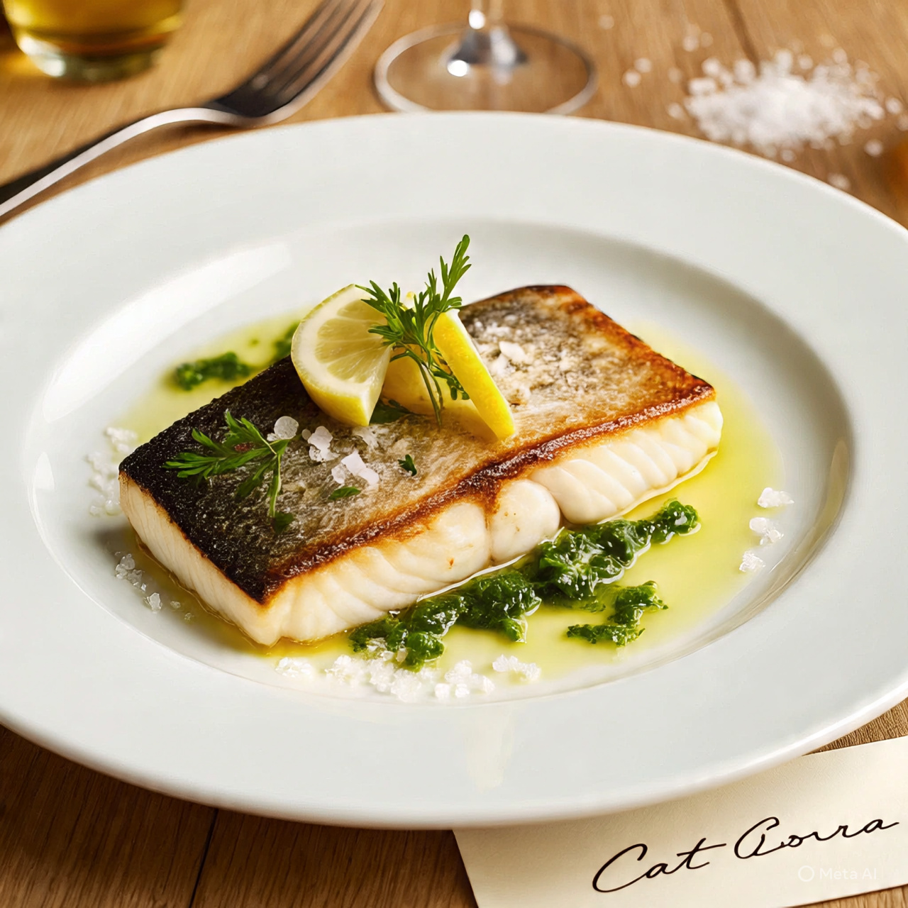 Cat Cora's Halibut Recipe