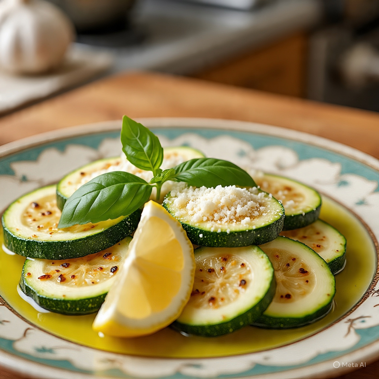 Garlic Parmesan Zucchini Recipe