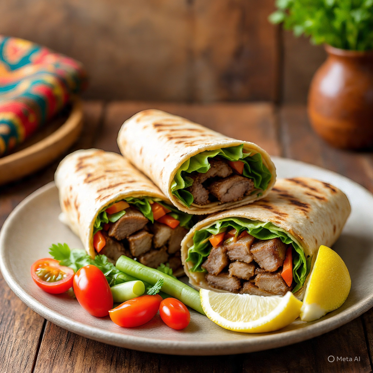 Chicken Shawarma Wraps