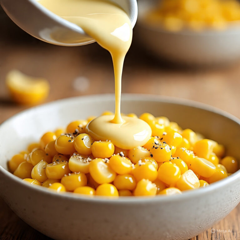Creamy Garlic Butter Corn