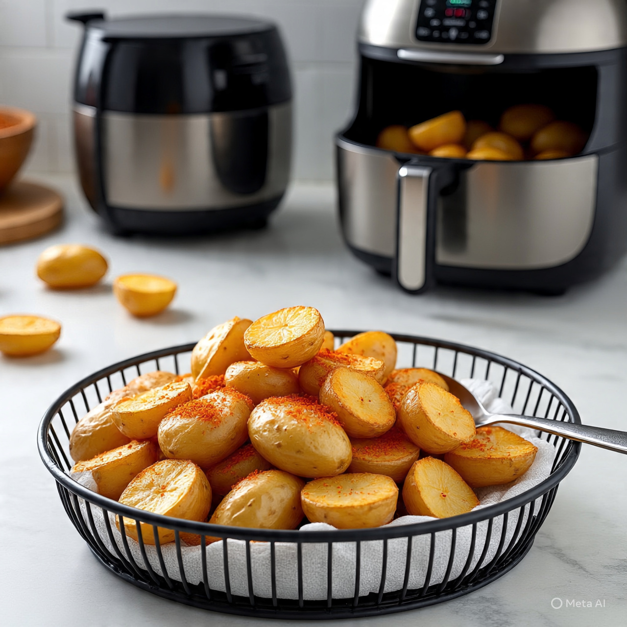 Air-Fried Potato Wedges