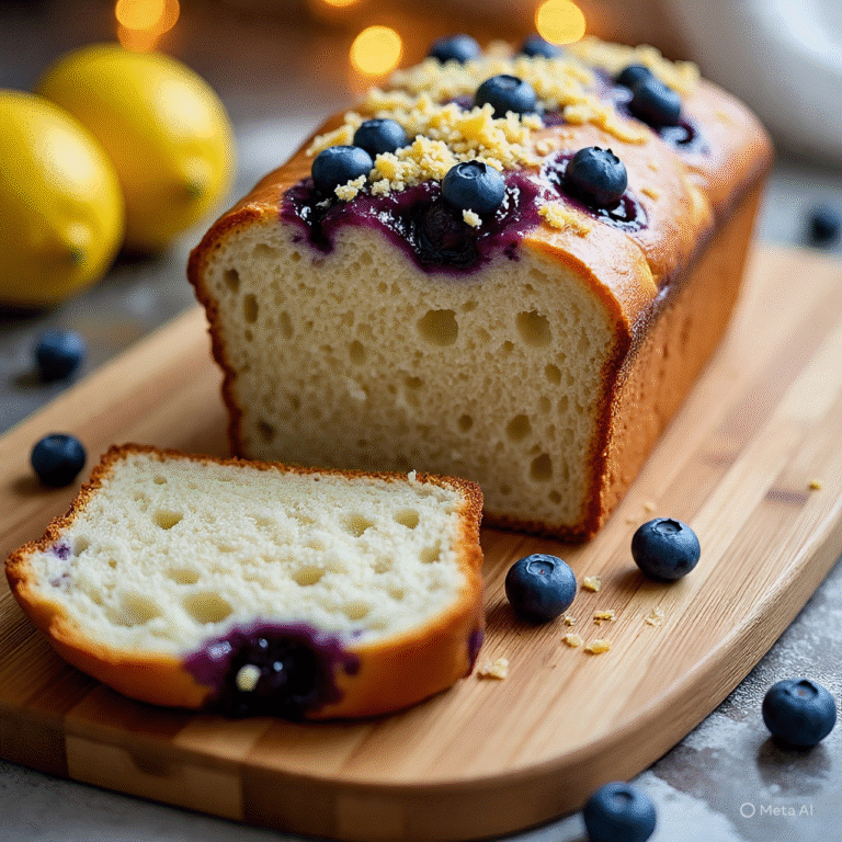 Lemon Blueberry Bread