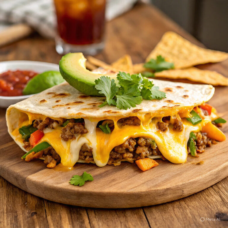 Fluffy Egg Quesadilla