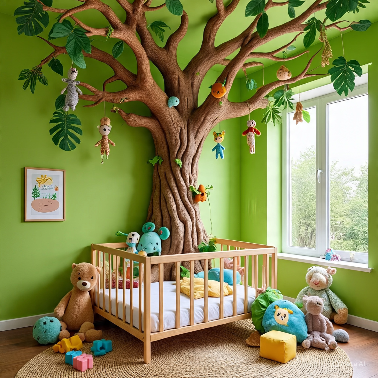 Jungle Animal Theme Nursery Ideas